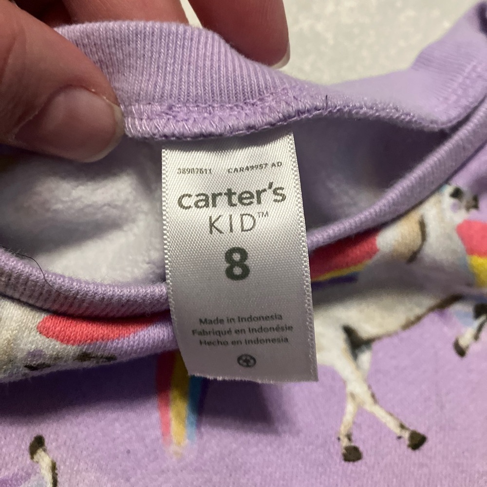 Unicorn Rainbow Purple Toddler Top - Picture 3 of 3